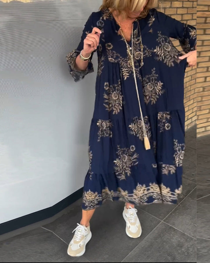 W&W Mode | Bohemian Chic in Einem Atemberaubenden Maxi Kleid