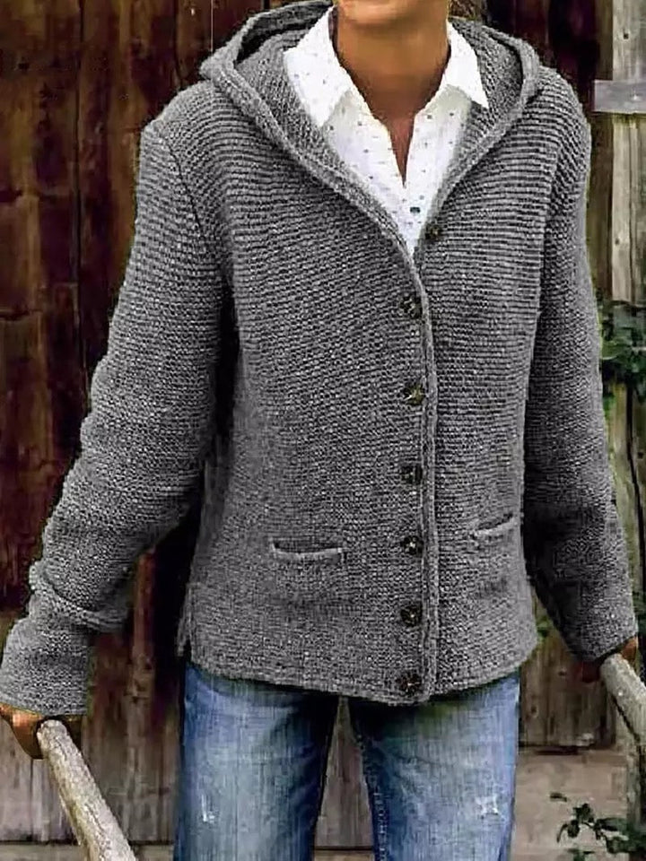 W&W Mode | Strickcardigan mit Kapuze