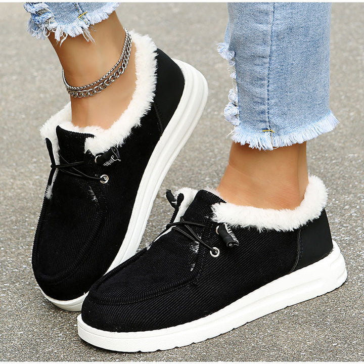 W&W Mode - Elegante Winter-Sneakers mit Fellfutter