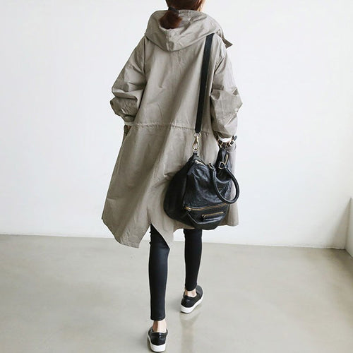 Damen wasserabweisender Trenchcoat für Alltag und Freizeit