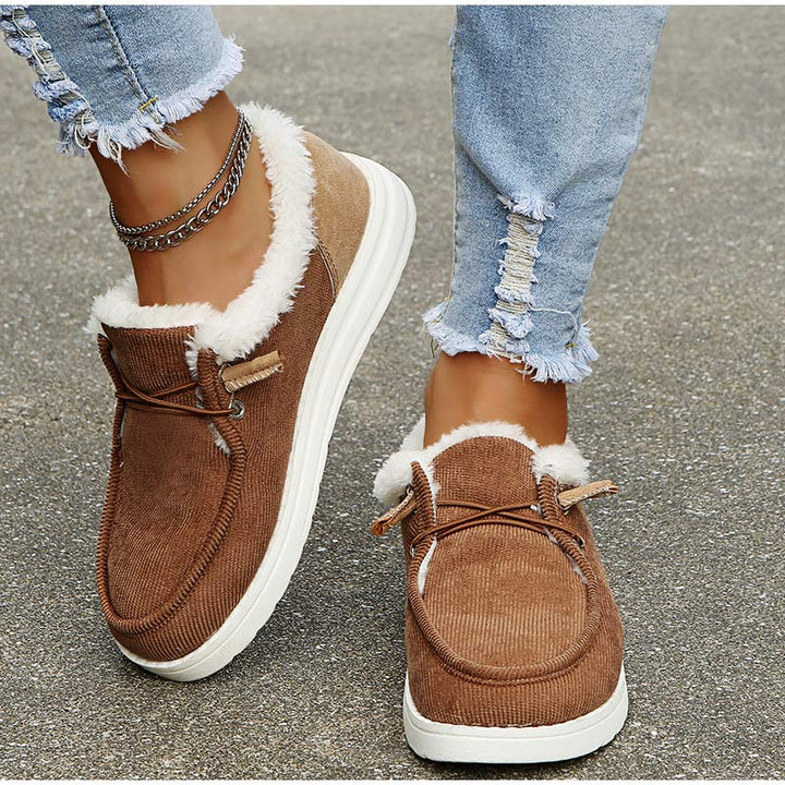 W&W Mode - Elegante Winter-Sneakers mit Fellfutter