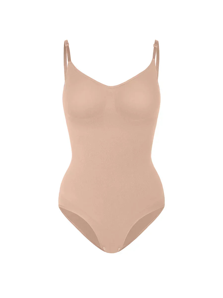 Beige Shapewear Bodysuit