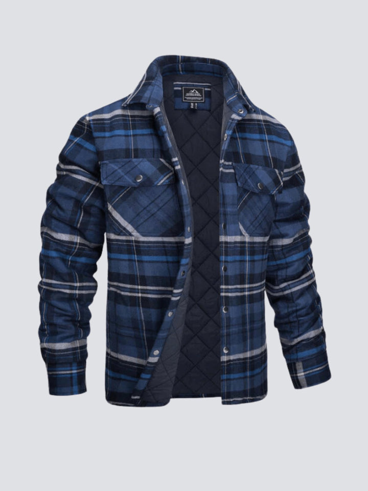 W&W Mode | Lässige Langärmelig Gestreift Jacke mit Knöpfen