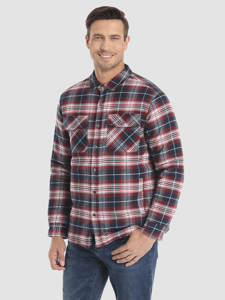W&W Mode | Lässige Langärmelig Gestreift Jacke mit Knöpfen