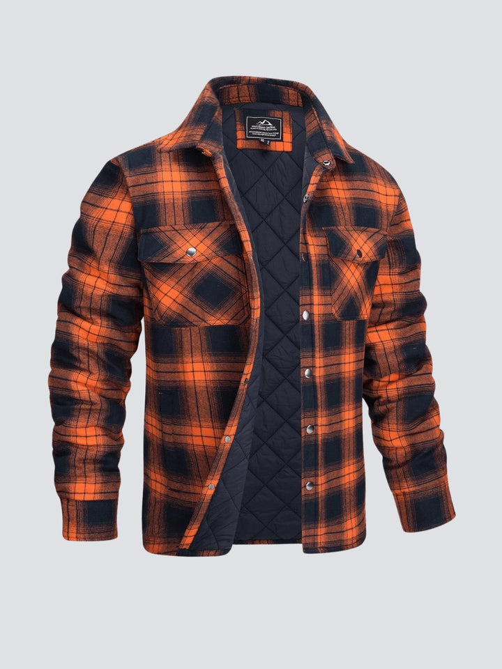 W&W Mode | Lässige Langärmelig Gestreift Jacke mit Knöpfen