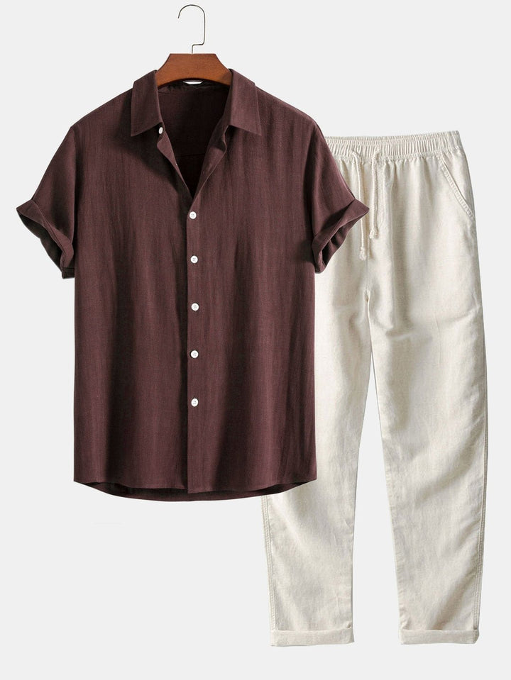 W&W Mode | Herren Sommer Satz Mit Shirt Und Shorts Leicht, Atmungsaktiv & Stilvoll