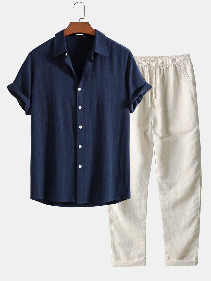 W&W Mode | Herren Sommer Satz Mit Shirt Und Shorts Leicht, Atmungsaktiv & Stilvoll