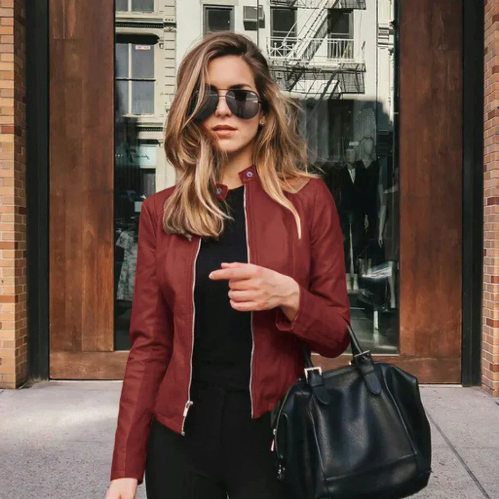 Damen Lederjacke