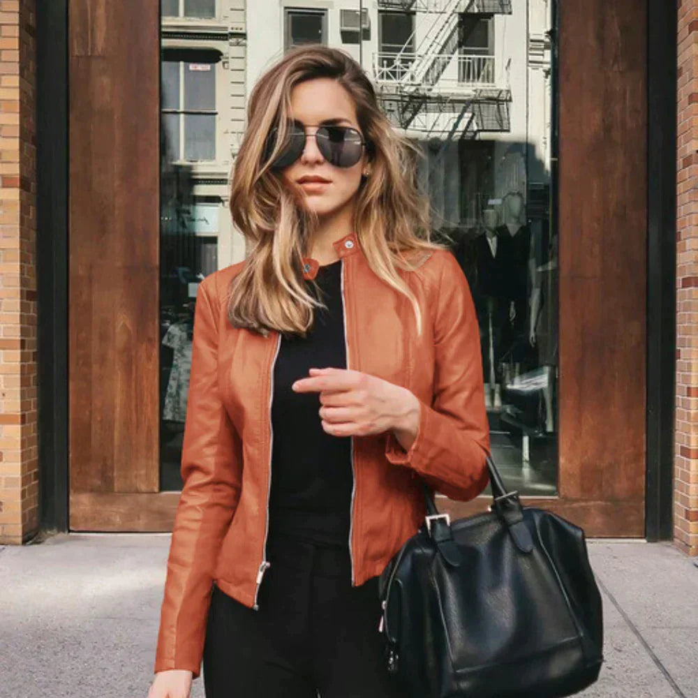 Damen Lederjacke