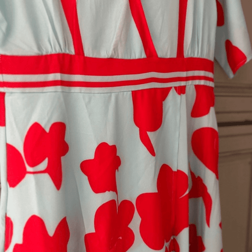 W&W Mode | Luxuriöses Blumenkleid Damen Kleid