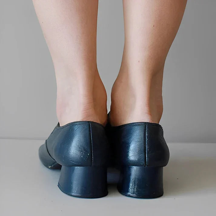W&W Mode | Niedriger Absatz Riemchen Schuhe