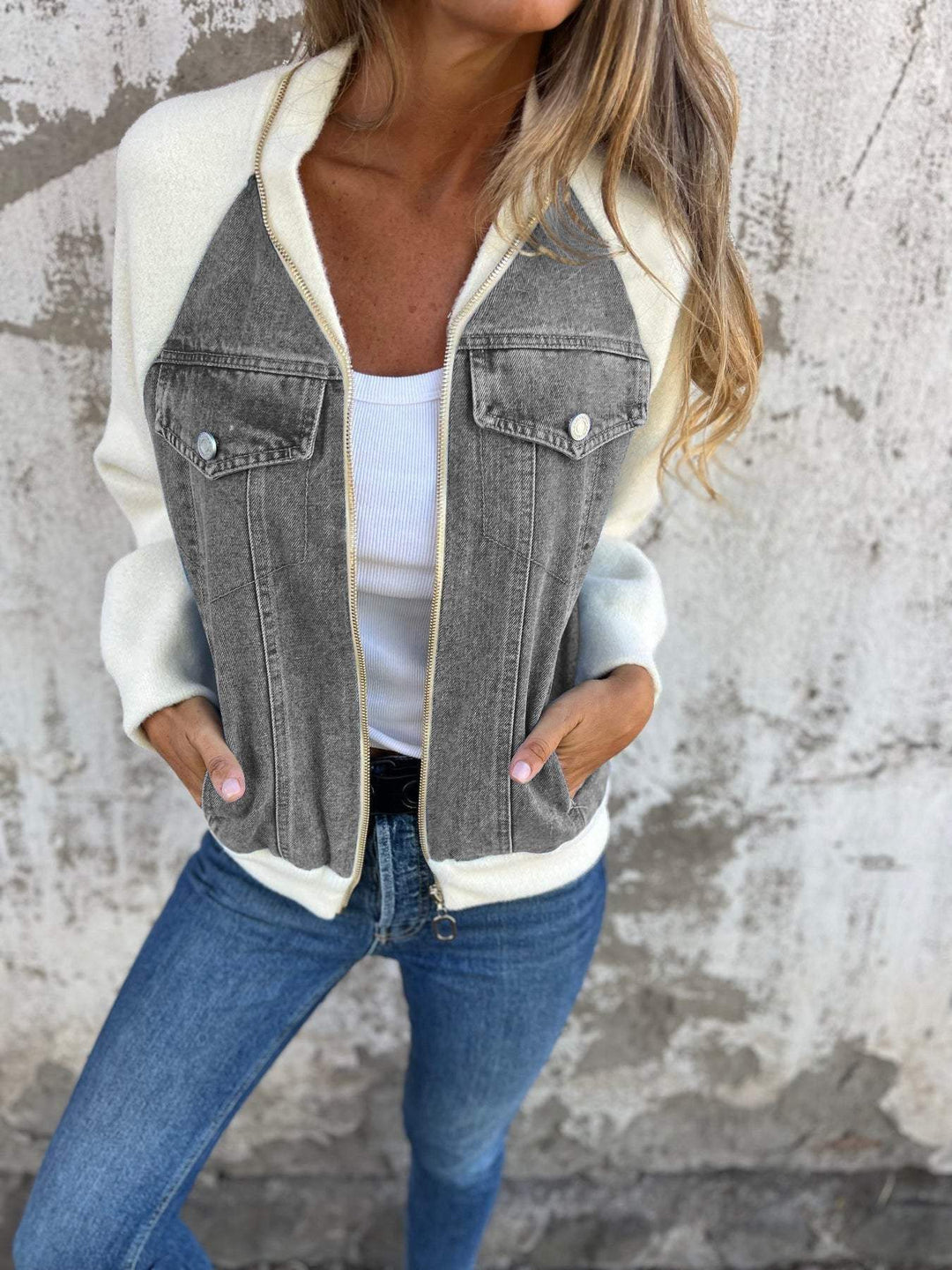W&W Mode - Moderne Trendy Jeansjack