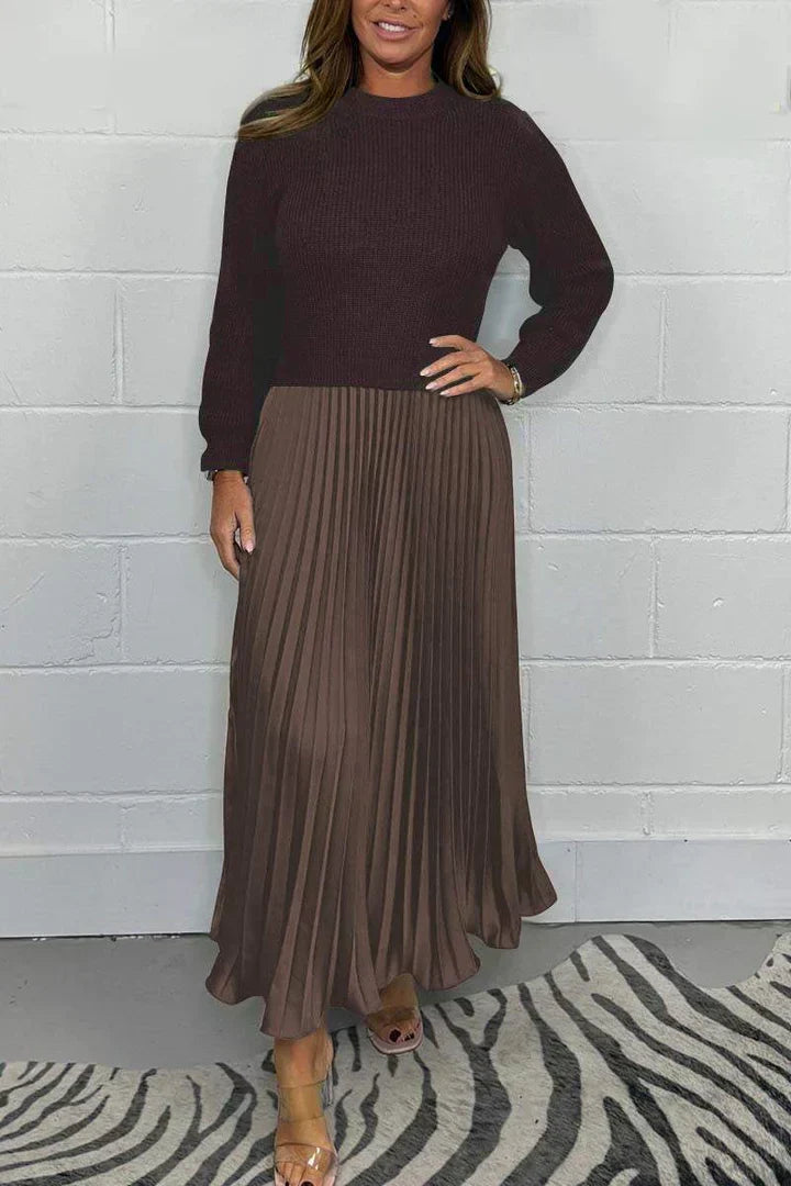 W&W Mode | Eleganter 2-In-1-Kleid-Pullover