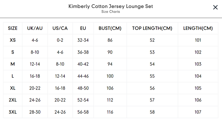 Kimberly™ - Lounge-Set aus Baumwoll-Jersey