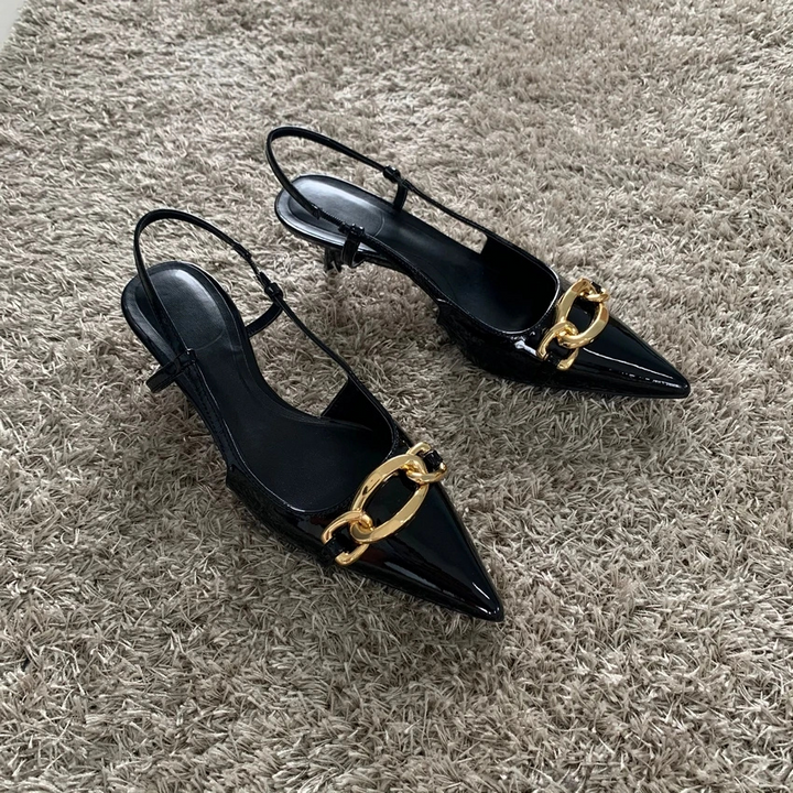 W&W Mode | Damen Kitten Heels Beige