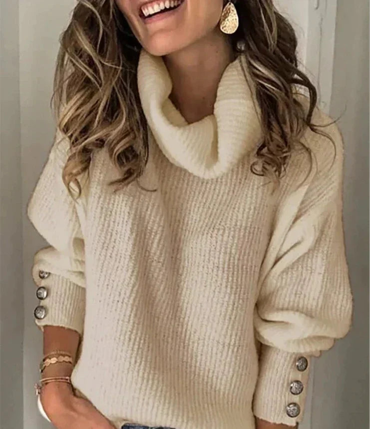W&W Mode | Oversized Warme Damen Rollkragenpullover