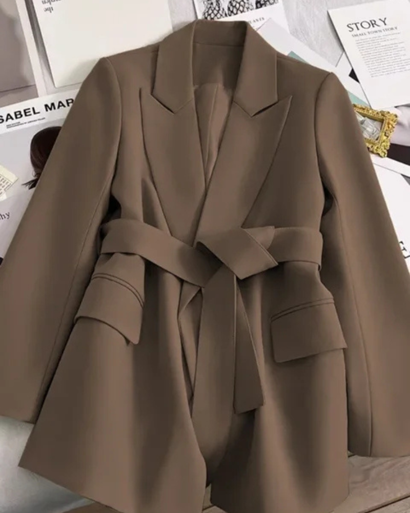 W&W Mode | Damen Klassisch Trenchcoat Schwarz Jacke