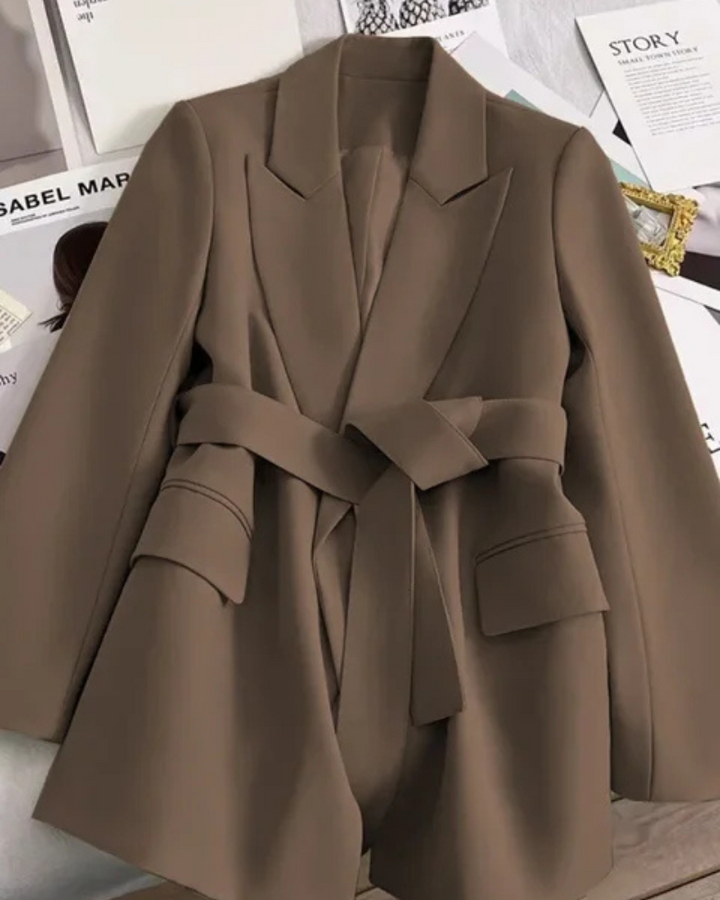 W&W Mode | Damen Klassisch Trenchcoat Schwarz Jacke