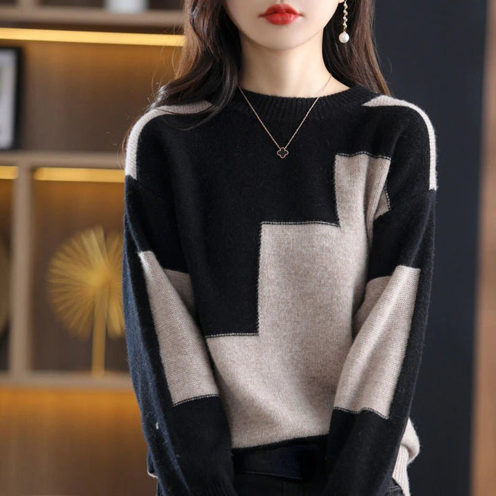 W&W Mode | Gestrickter Freizeitpullover