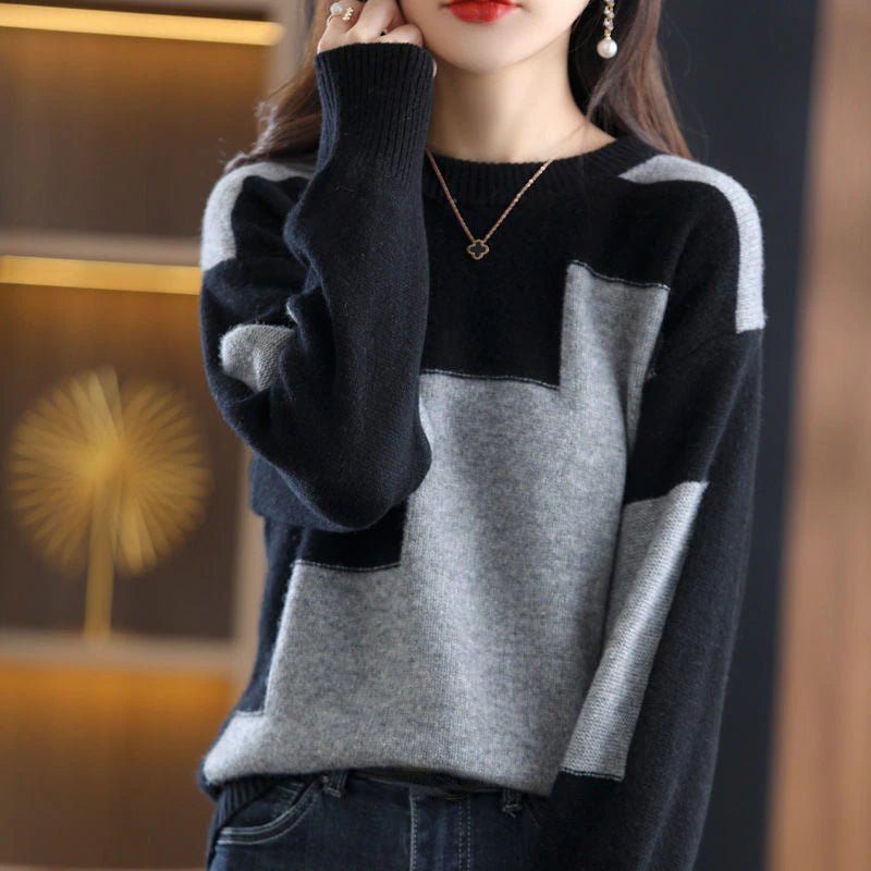 W&W Mode | Gestrickter Freizeitpullover
