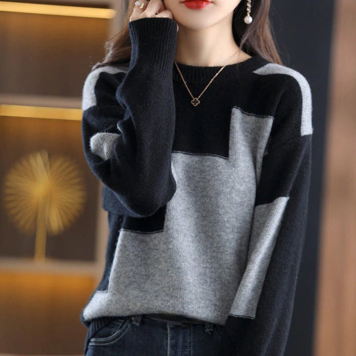W&W Mode | Gestrickter Freizeitpullover