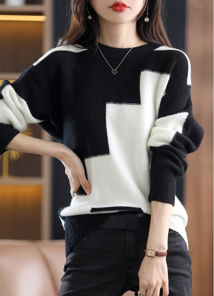 W&W Mode | Gestrickter Freizeitpullover