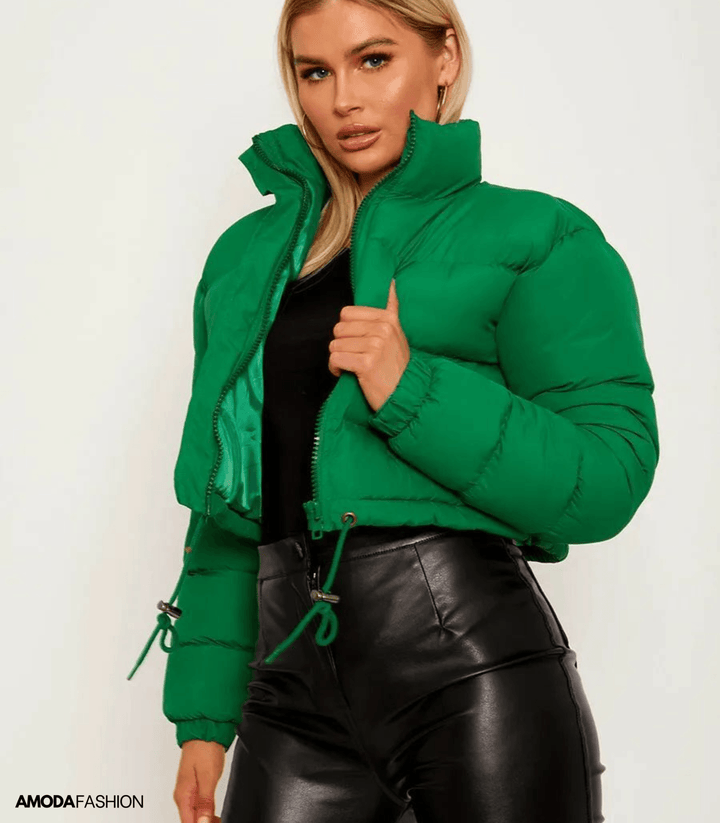 Pufferjacke mit Kordelzug
