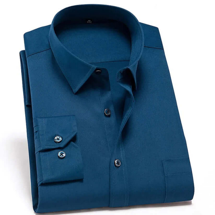 W&W Mode | Herren Langarm Hemd Stretch