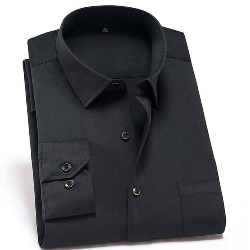 W&W Mode | Herren Langarm Hemd Stretch