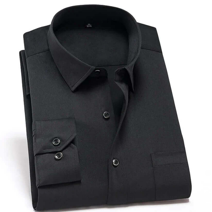 W&W Mode | Herren Langarm Hemd Stretch