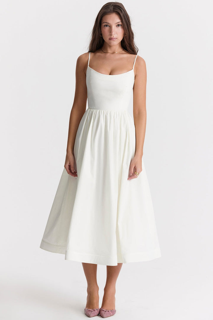 W&W Mode | Elegantes Midikleid Look
