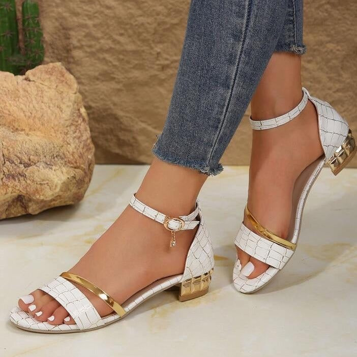 Damen orthopädische Sandalen mit Komfortfußbett