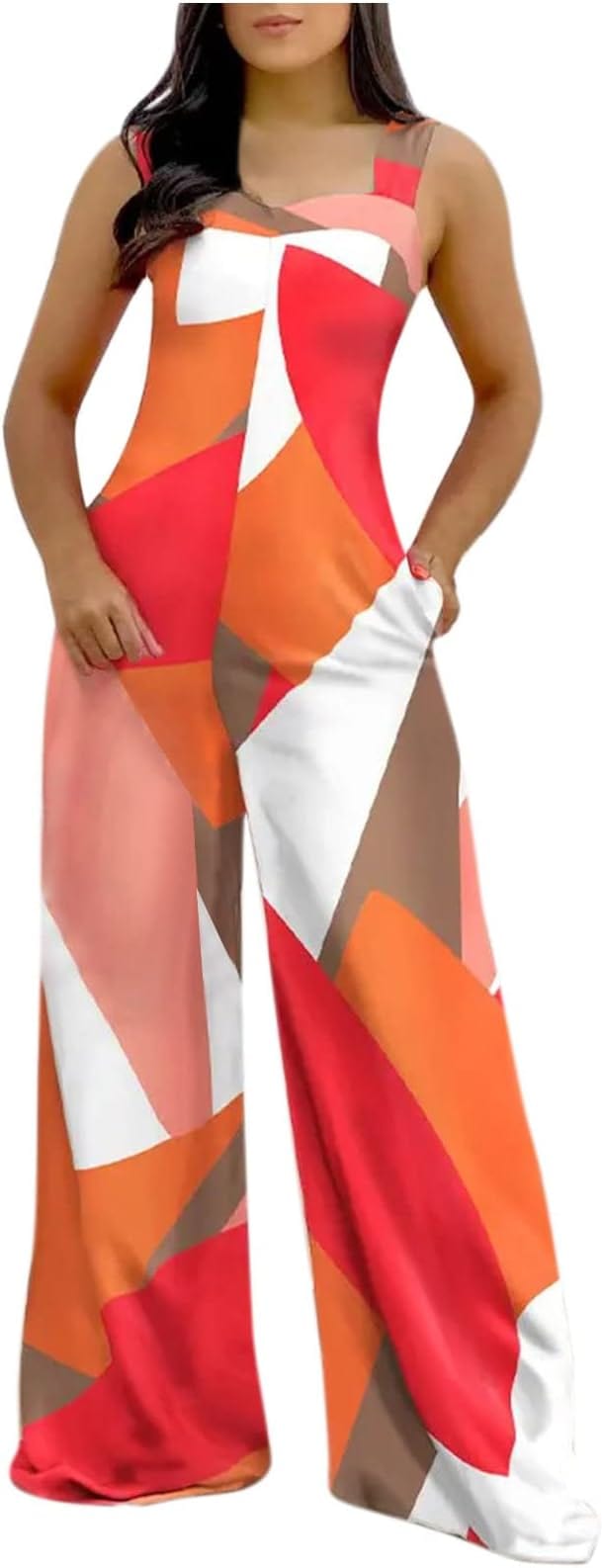 Bedruckter Modischer Jumpsuit