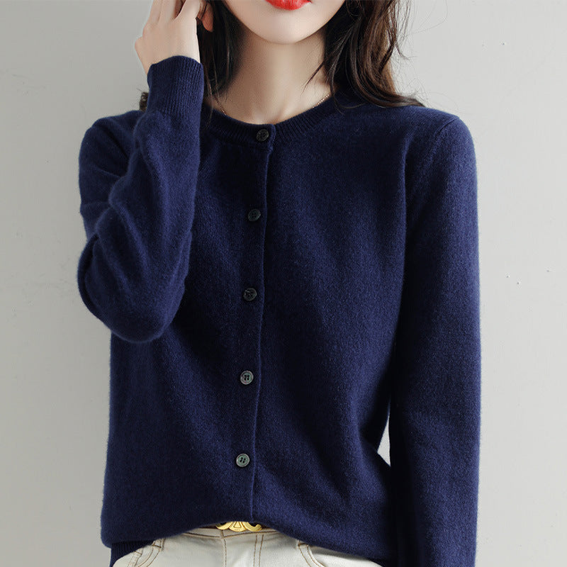 W&W Mode | Kuschelige Strickjacke mit feinem Muster