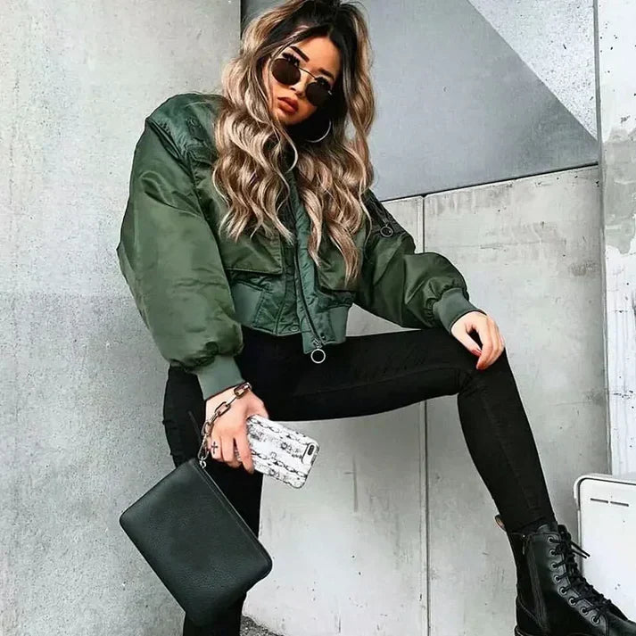W&W Mode | vielseitige damen - bomberjacke