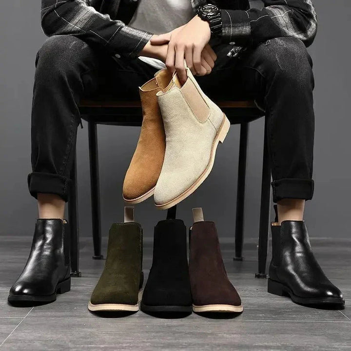 W&W Mode | Boots Aus Weichem Wildleder