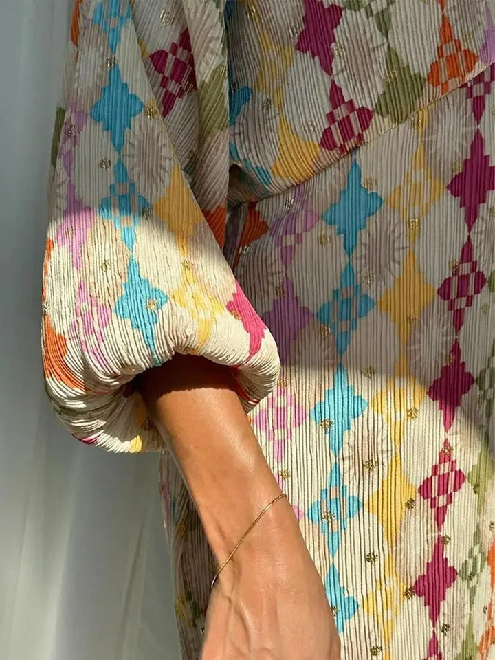 W&W Mode | Bunte Geometrische Set für Damen