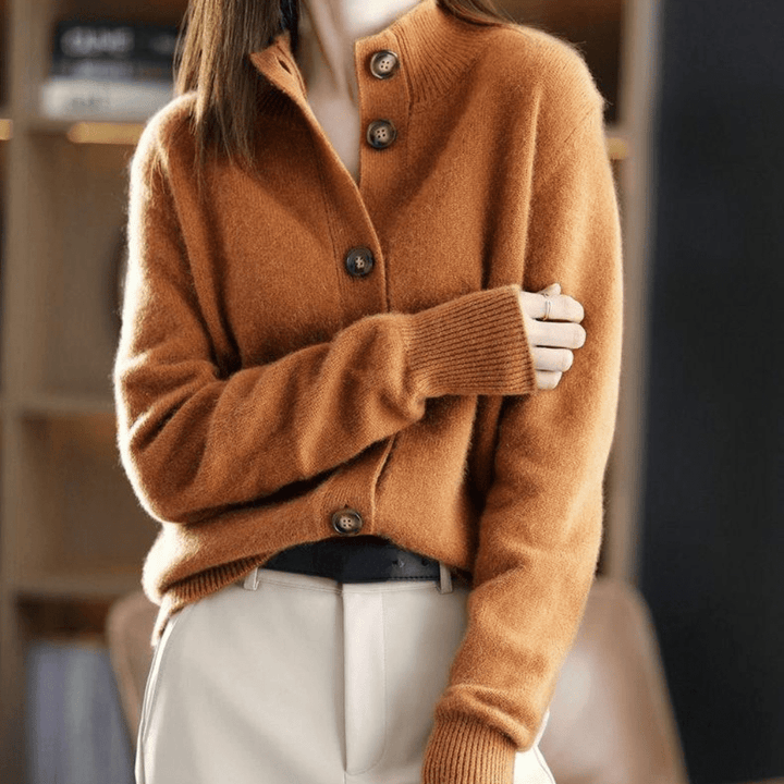 W&W Mode - Wohlfühlpullover - Damen Gemütlicher Strickpullover