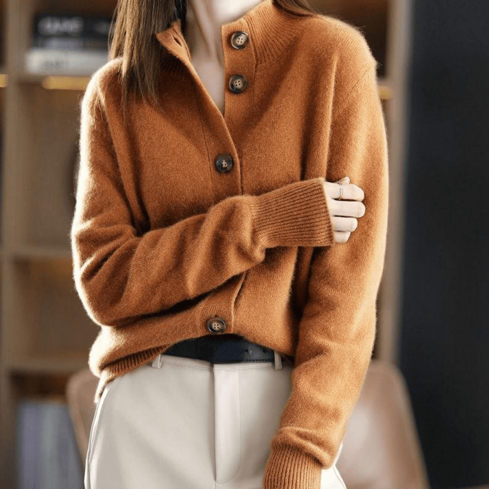 W&W Mode | Stylischer Cashmere Strickjacke Für Frauen