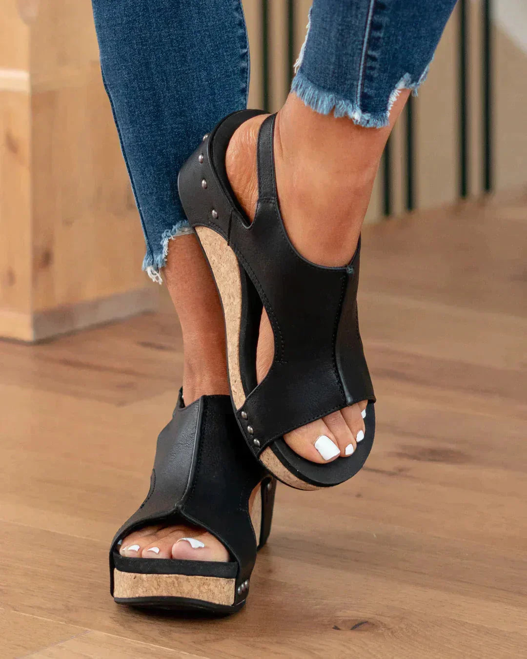 W&W Mode | Sandalen mit mittlerem Absatz