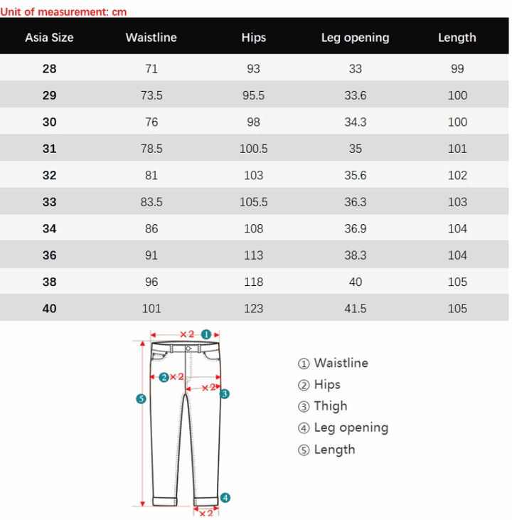 W&W Mode | Herren Stretch Denim Hose Mit Reißverschluss