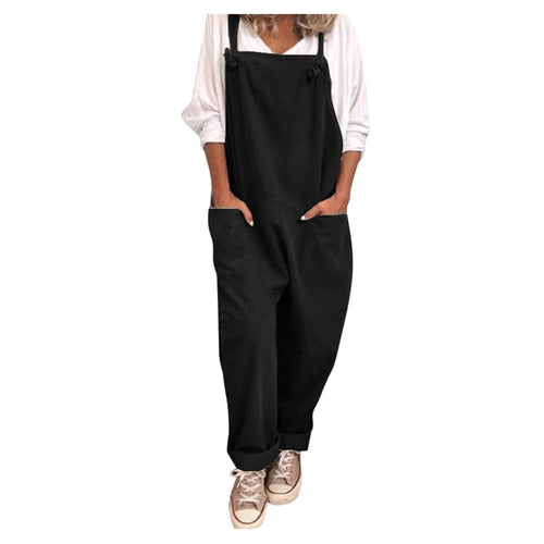 Overall aus locker gebundenem Polyester und Elasthan