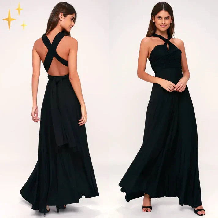 W&W Mode | Wandelbar Elegantes Kleid in Vielseitiger Wickeloptik