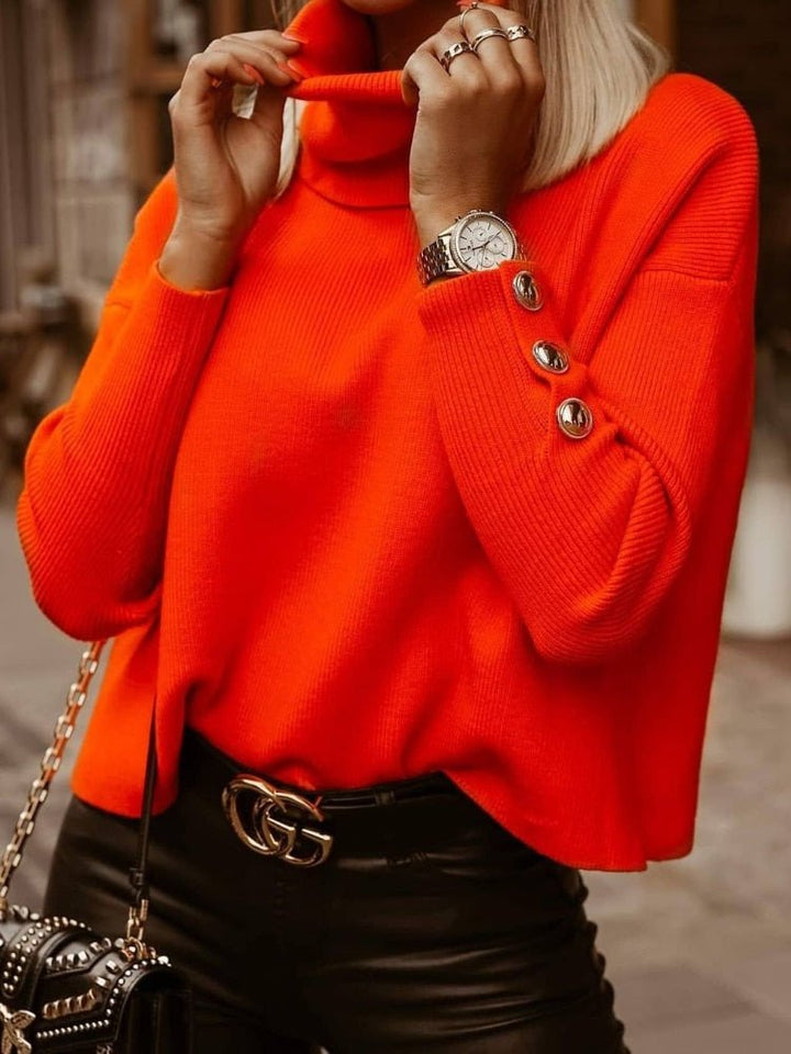 W&W Mode | Eleganter Rollkragenpullover für Damen