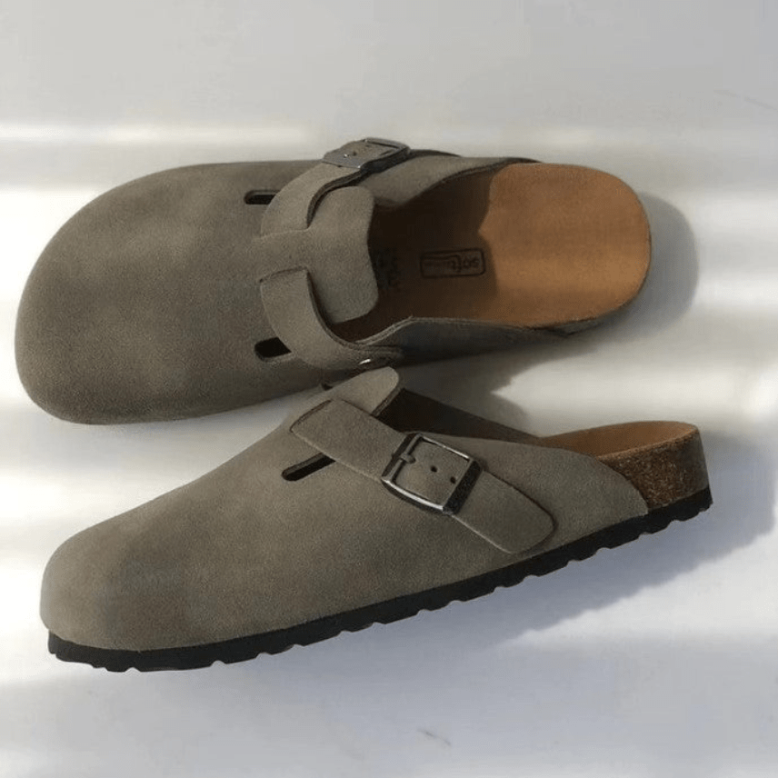 W&W Mode | Premium Unisex Leder Boston Sandalen