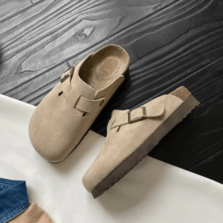 W&W Mode | Premium Unisex Leder Boston Sandalen