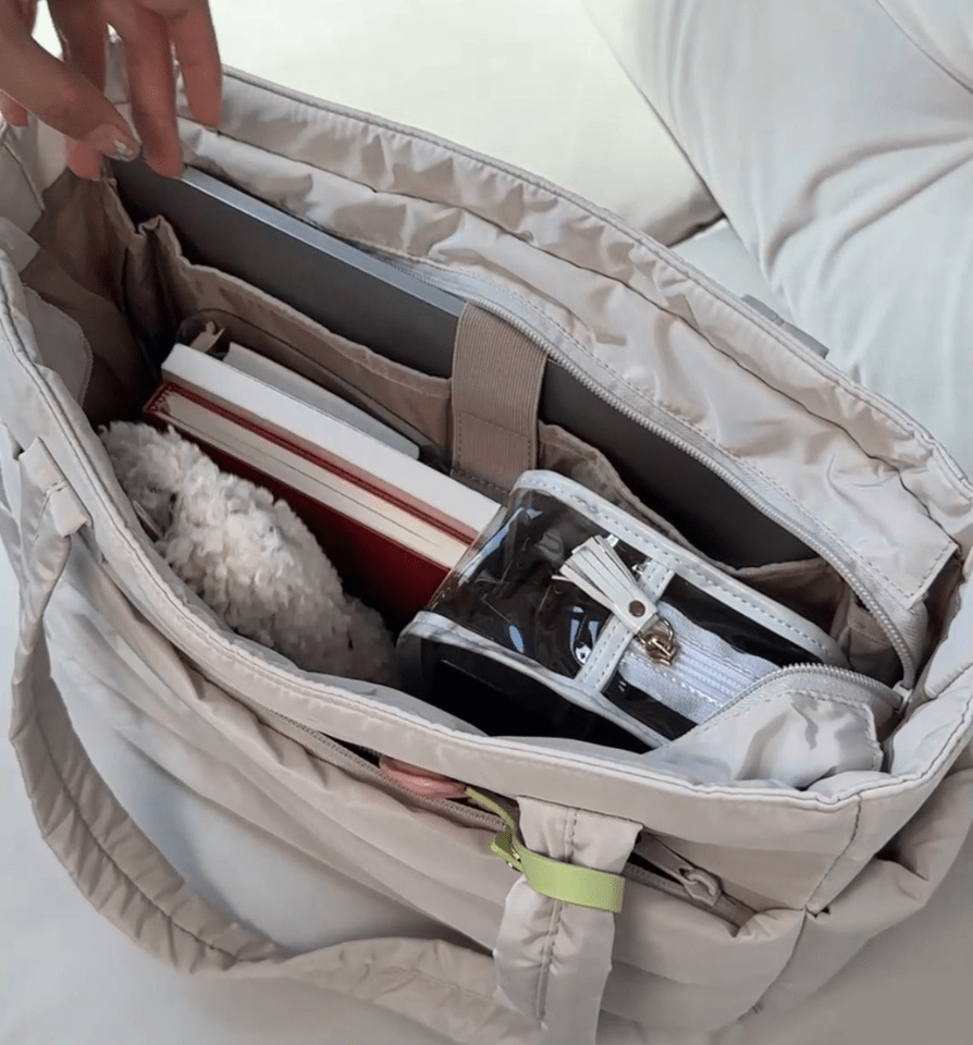 W&W Mode | Damen Tasche Geräumige Puffer Schultertasche Elegantes Design