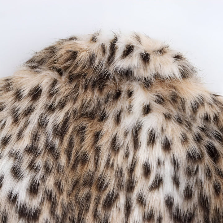 W&W Mode | Trendiger Leopard-Print Wintermantel