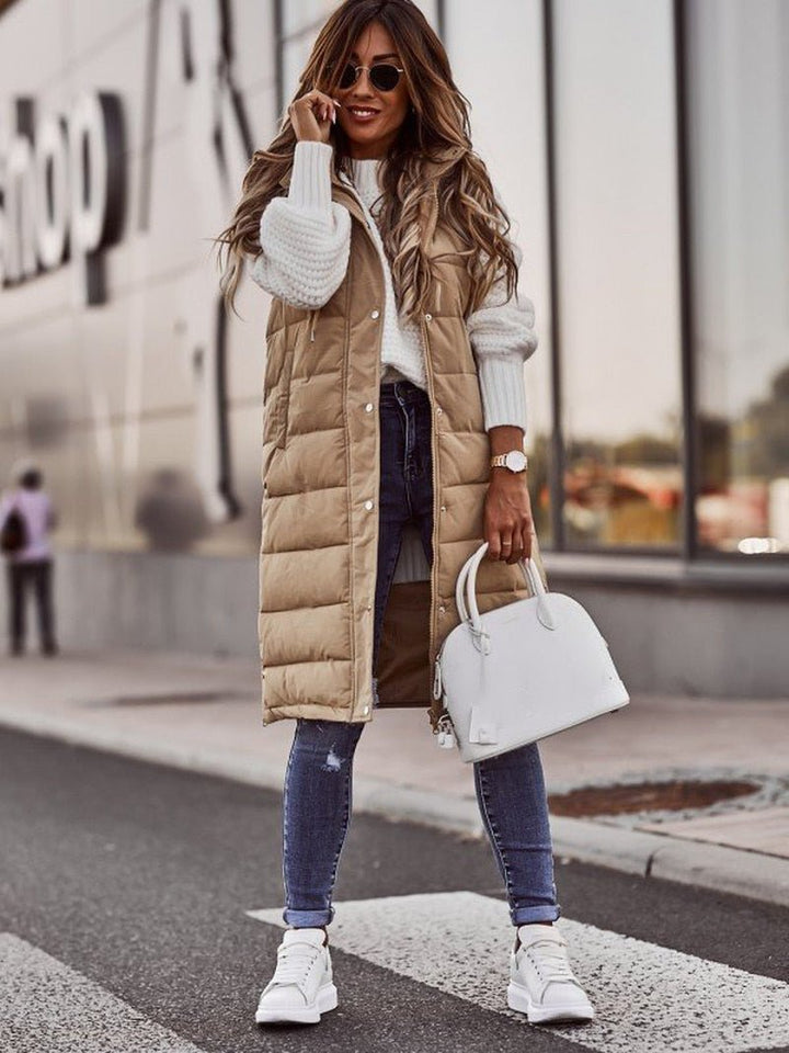 W&W Mode | Langer Bodywarmer Weste Camilla