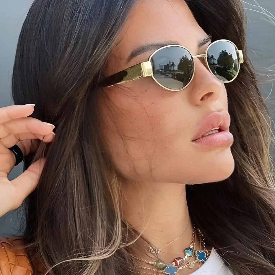 W&W Mode | Ovale Sonnenbrille Für Damen Einfach & Elegant